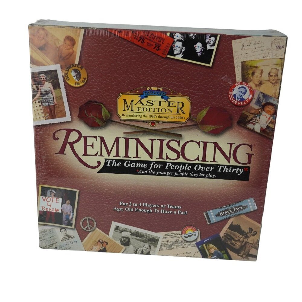 New & Sealed REMINISCING Board Game! DELUXE‎ MASTER EDITION by TDC Games!
